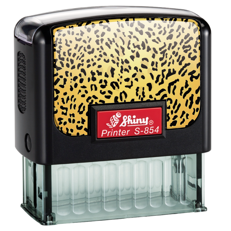 Designer Self-Inking Notary Stamp – Shiny S-854 Series (7/8" x 2-3/8") - Image 6
