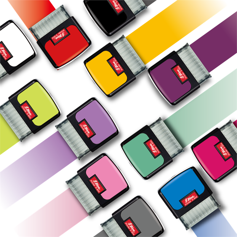 Shiny S-854 Printer Line Self-Inking Notary Stamp – 7/8" x 2-3/8" (27 Case Colors) - Image 3
