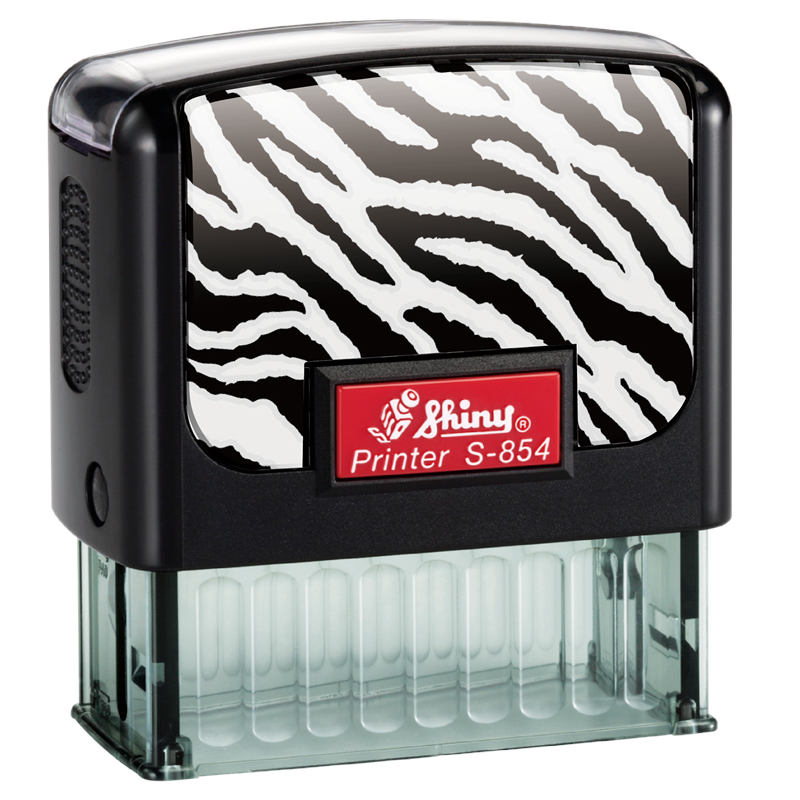 Designer Self-Inking Notary Stamp – Shiny S-854 Series (7/8" x 2-3/8") - Image 7