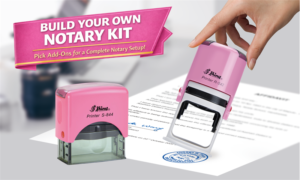 Build Your Own Notary Kit in Pink
