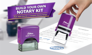 Build Your Own Notary Kit in Purple