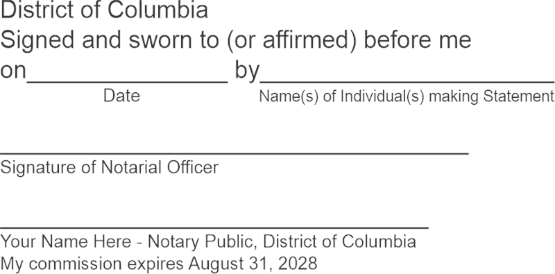 DC Notary Kit — Stamp, Embosser & Journal — Washington DC - Image 3