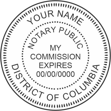 DC Notary Kit — Stamp, Embosser & Journal — Washington DC - Image 2