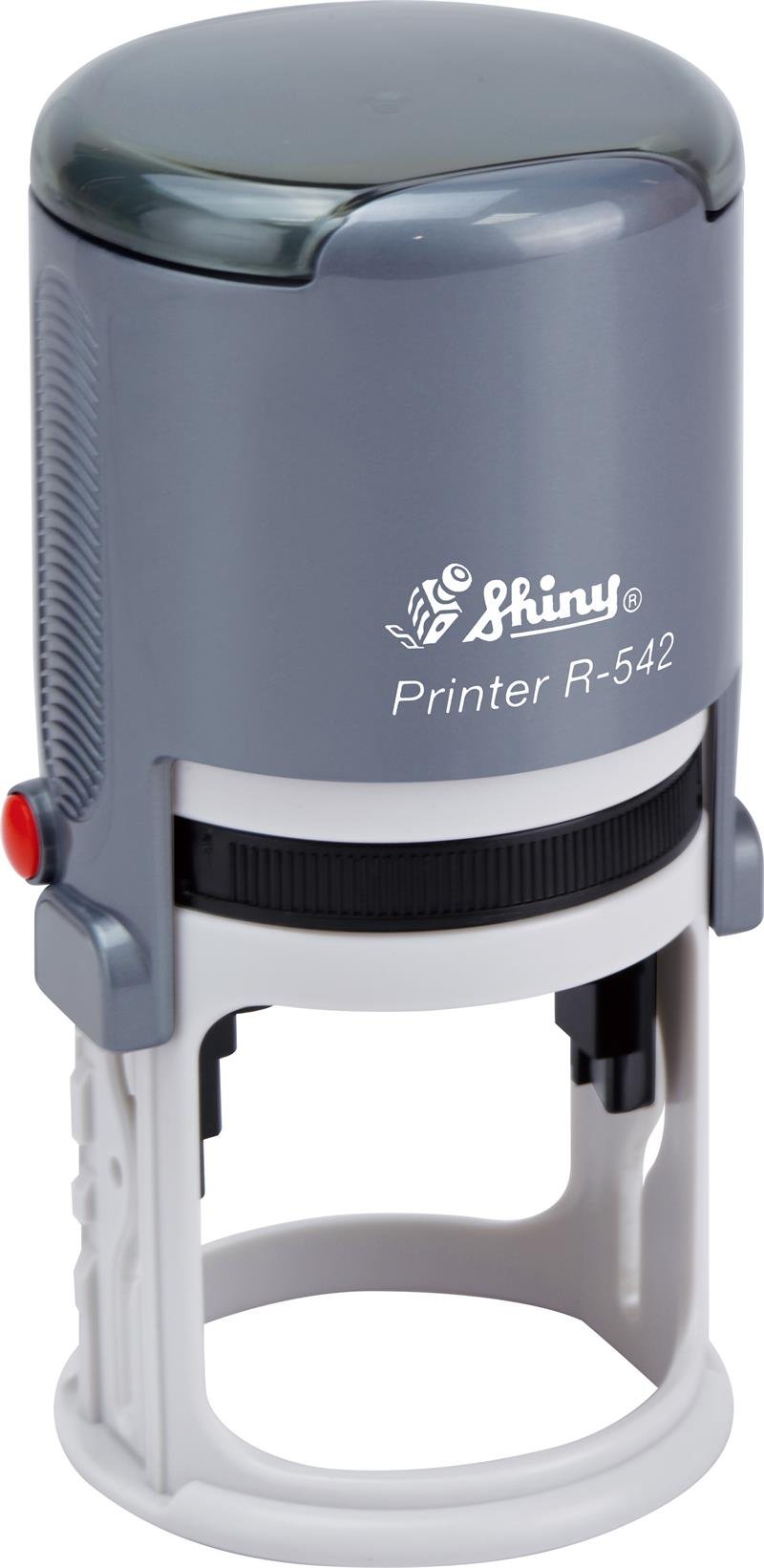 Shiny R-542 Round Self-Inking Notary Stamp – 1-5/8" Diameter (6 Case Colors) - Image 5