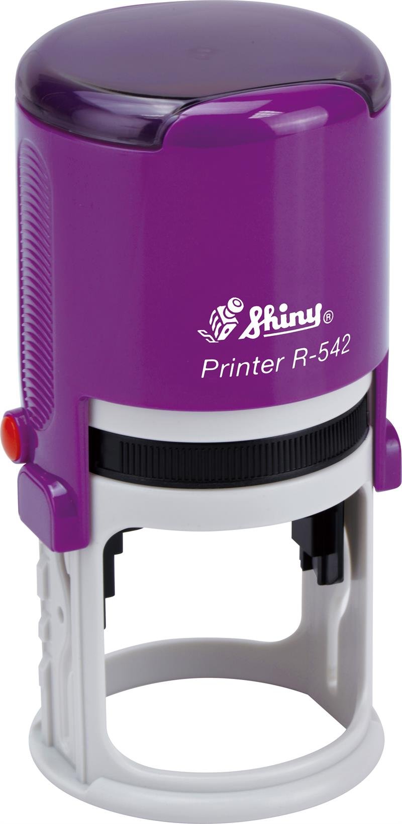Shiny R-542 Round Self-Inking Notary Stamp – 1-5/8" Diameter (6 Case Colors) - Image 6