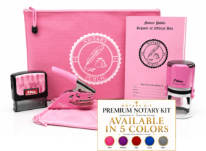 Premium Notary Kit – Custom Stamp & Seal Kit with Embosser